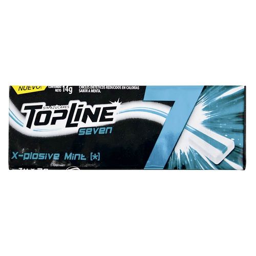 Chicle TOPLINE 7 Explosive Mint 14 g