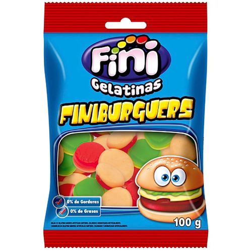 Caramelos de gelatina FINI hamburguesas 100 g