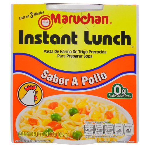Sopa MARUCHAN sabor pollo 64 g