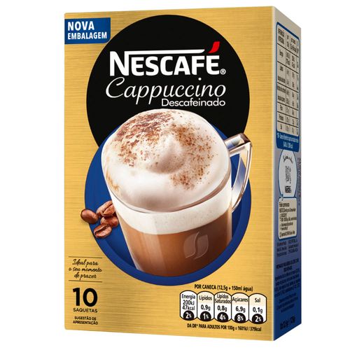 Cappuccino NESCAFÉ descafeinado 10 un. 125g