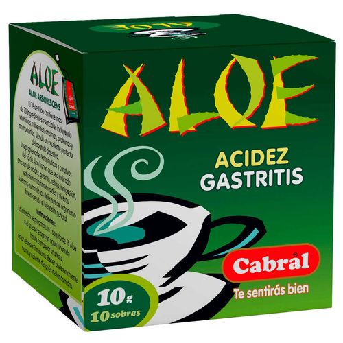 Té CABRAL aloe 10 un.