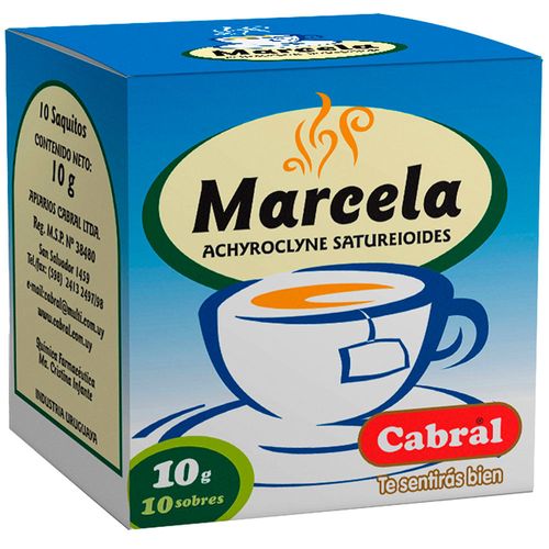 Té CABRAL marcela 10 un.