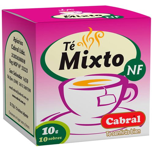 Té CABRAL Mixto 10 un. 20 g