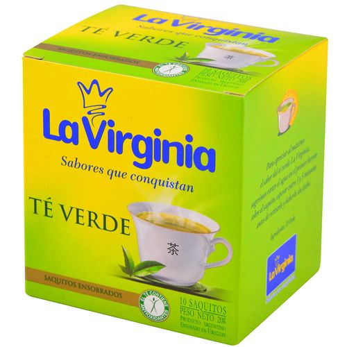 Té verde LA VIRGINIA 10 un.