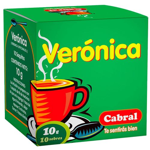 Té CABRAL verónica 10 un.