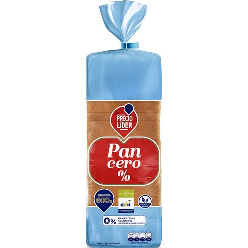 Pan PRECIO LÍDER 0% 600 g
