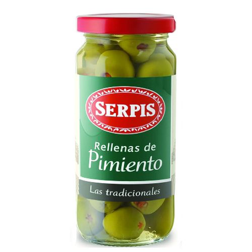 Aceitunas SERPIS con pimiento 235 g