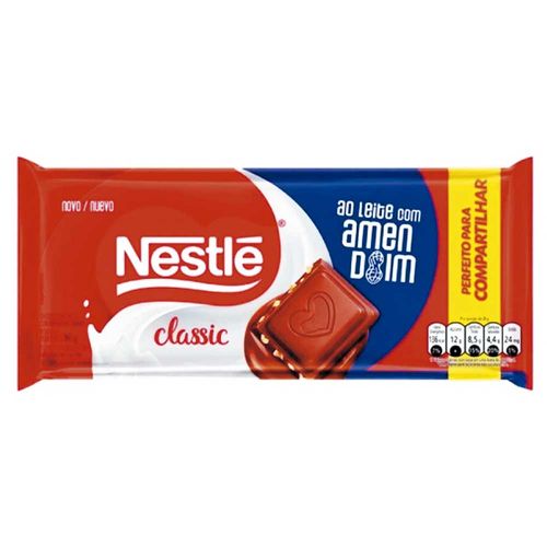 Chocolate NESTLE Classic amendoim 150 g