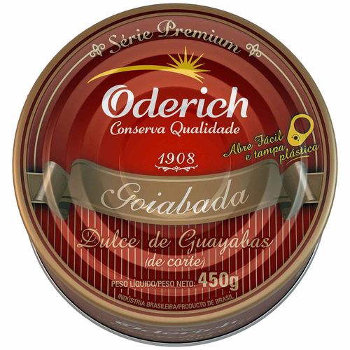 Dulce de goiabada ODERICH premium 450 g