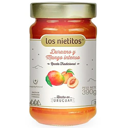 Mermelada LOS NIETITOS durazno intensa 390 g