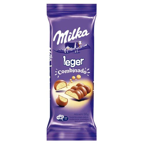 Chocolate MILKA leger combinado tt 50g