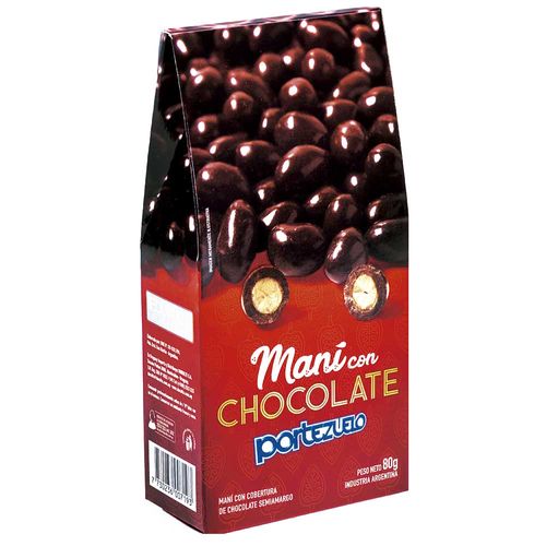 Maní con chocolate PORTEZUELO 80 g