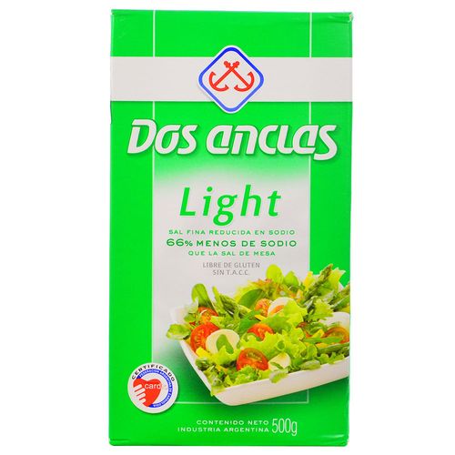 Sal fina light DOS ANCLAS 500 g