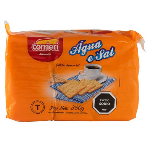 Galleta CORRIERI al agua con sal 360 g