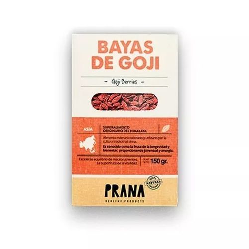 Bayas de goji orgánicas PRANA 150 g