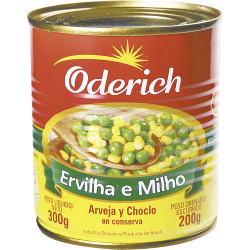 Dueto arvejas + choclo ODERICH 300 g