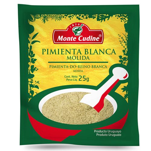 Pimienta blanca MONTE CUDINE molida 25 g