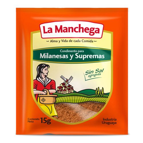 Condimento para milanesas LA MANCHEGA 15 g
