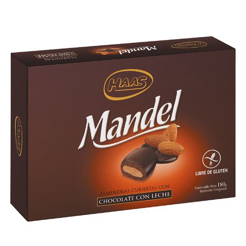 Almendras con Chocolate Leche Haas 180 g