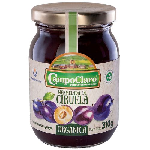 Mermelada ciruela orgánica CAMPOCLARO 310 g