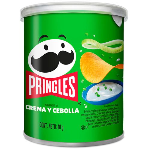 Papas fritas PRINGLES crema y cebolla 43 g