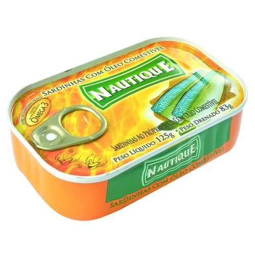 Sardinas en aceite NAUTIQUE 125 g