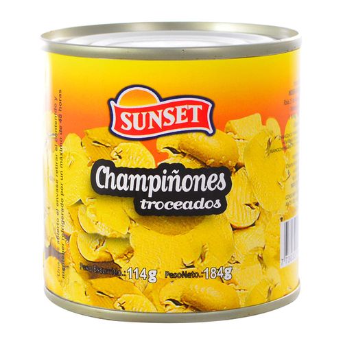 Champiñones trozado SUNSET 184 g