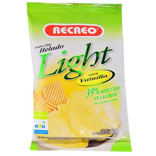 Helado RECREO dietético crema