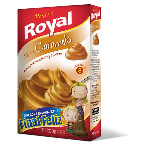 Postre caramelo ROYAL 8 porciones