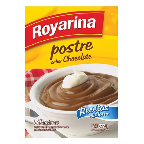 Postre chocolate ROYARINA doble 77 g