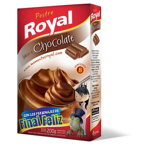 Postre de chocolate ROYAL doble 200 g