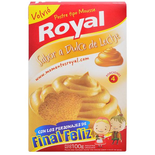 Mousse dulce leche ROYAL 100 g