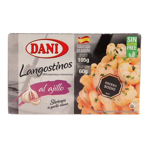 Langostinos al ajillo DANI 105 g