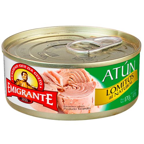 Atún lomito al natural EMIGRANTE 170 g