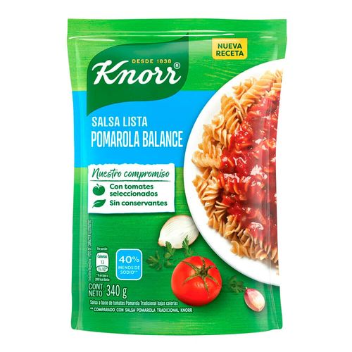 Salsa KNORR pomarola light 340g