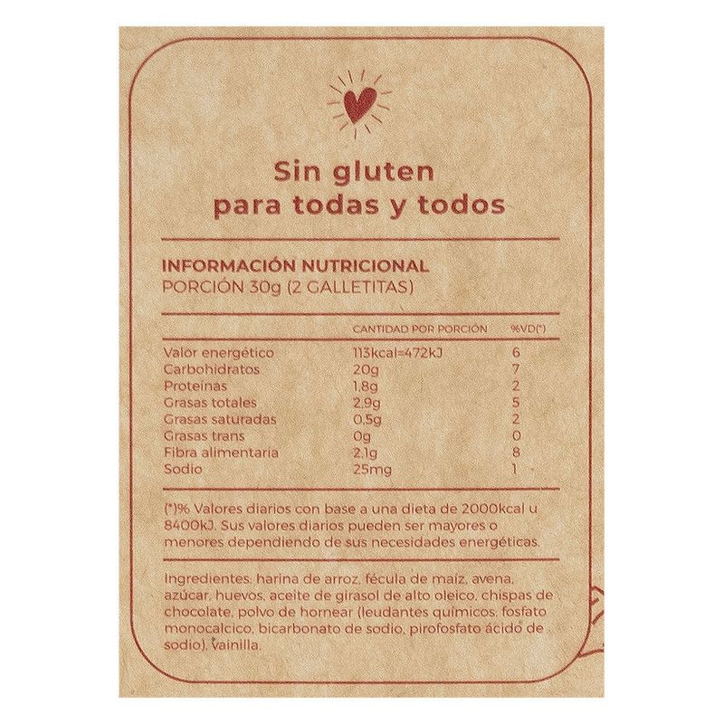 Galletitas-LA-PAZ-sin-gluten-chispas-de-chocolate-150-g-0