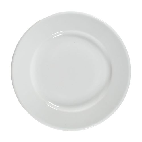 Plato de postre en cerámica 19 cm Blanco