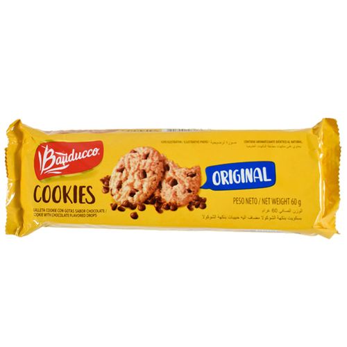 Galletitas Bauducco cookies original 60 g