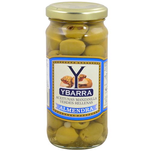 Aceitunas rellenas almendras YBARRA 142 g