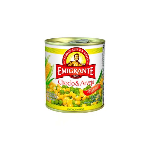 Dueto arvejas + choclo EMIGRANTE 300 g