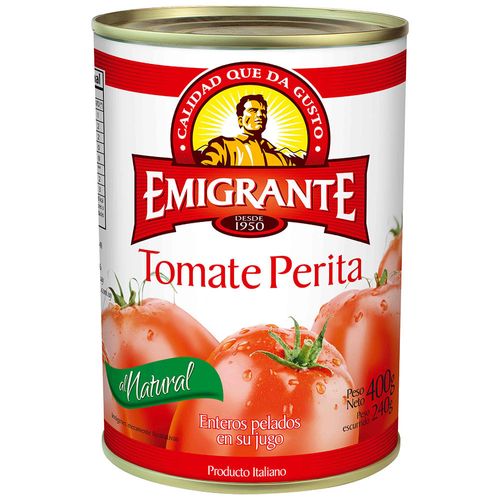 Tomate entero perita EMIGRANTE 400 g