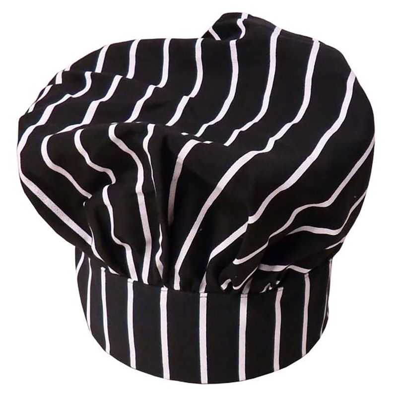 Gorro-cocinero-GOLDEN-negro-2