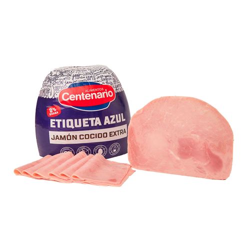 Jamón Cocido Extra Etiqueta Azul CENTENARIO x 50 g