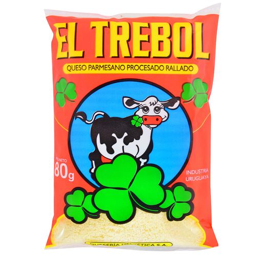 Queso rallado TRÉBOL 80 g