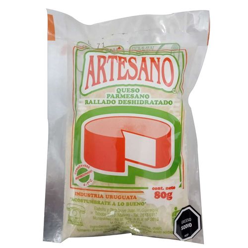 Queso rallado fino ARTESANO 80 g