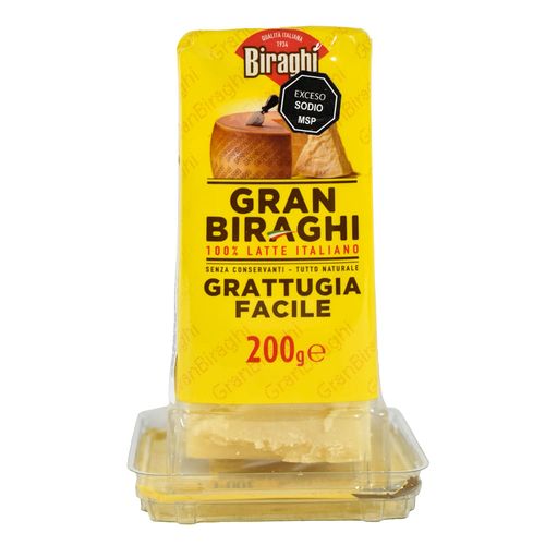 Queso Parmesano GRAN BIRAGHI Rallado Fácil 200 g