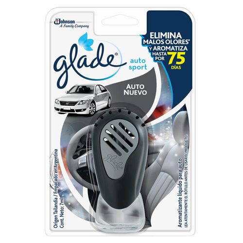 Aromatizante GLADE Auto Sport New Car aparato