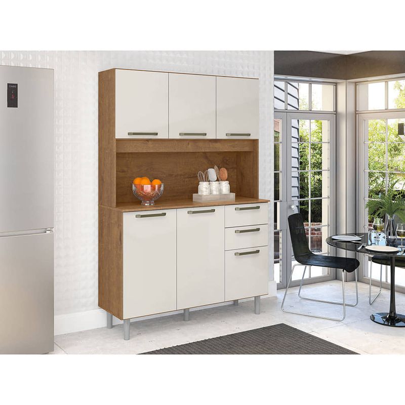 Kit-Cocina-POP-6-Puertas-2-Cajones-1202x174x378-cm--Natura-Offwhite-0