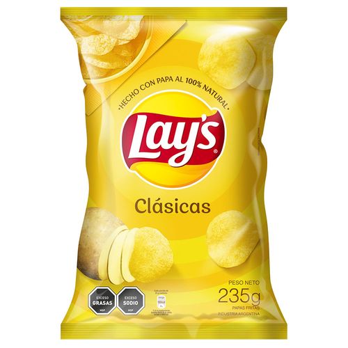 Papas Fritas LAYS 235 g