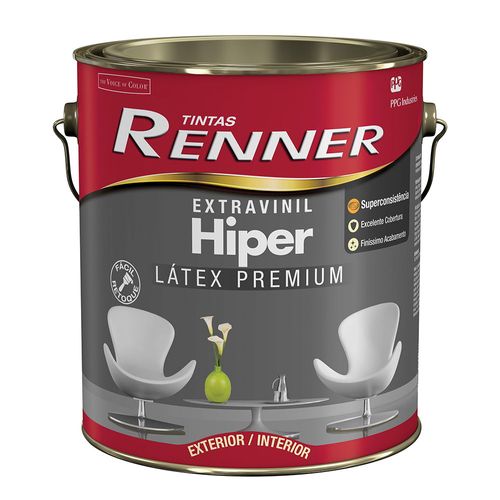 Pintura látex RENNER hiper 0.9 L